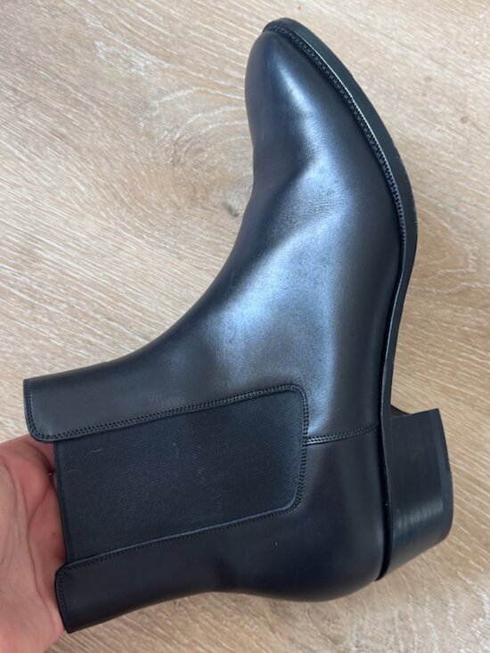 Suitsupply Italian Calf Leather Black Boot in Size 43 main image 11